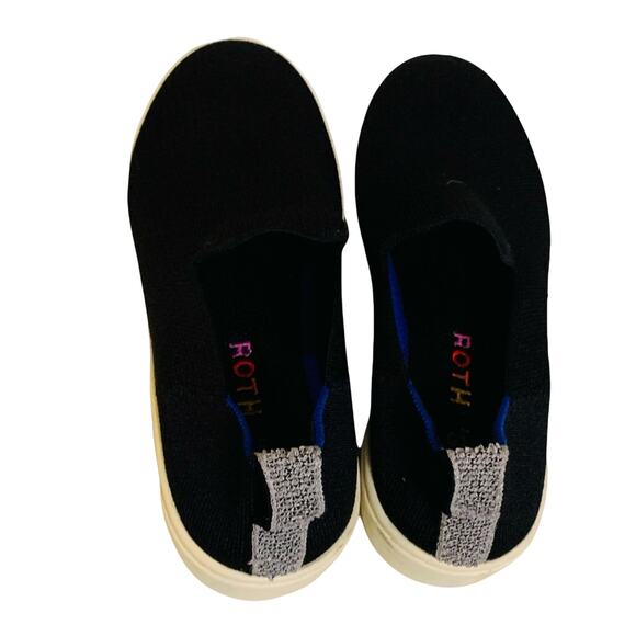 Rothy's The Kids Sneaker Black Casual Slip On Shoes Youth Size 2 Loafers - Picture 3 of 6